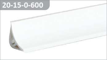 Плинтус KORNER LB-15 Белый 20-15-0-600 (3,0 м.)