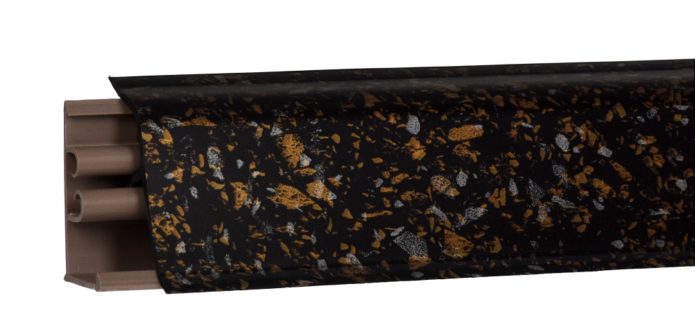 Плинтус KORNER LB-38 Черная бронза матовый - 6113 (3,0 м.)